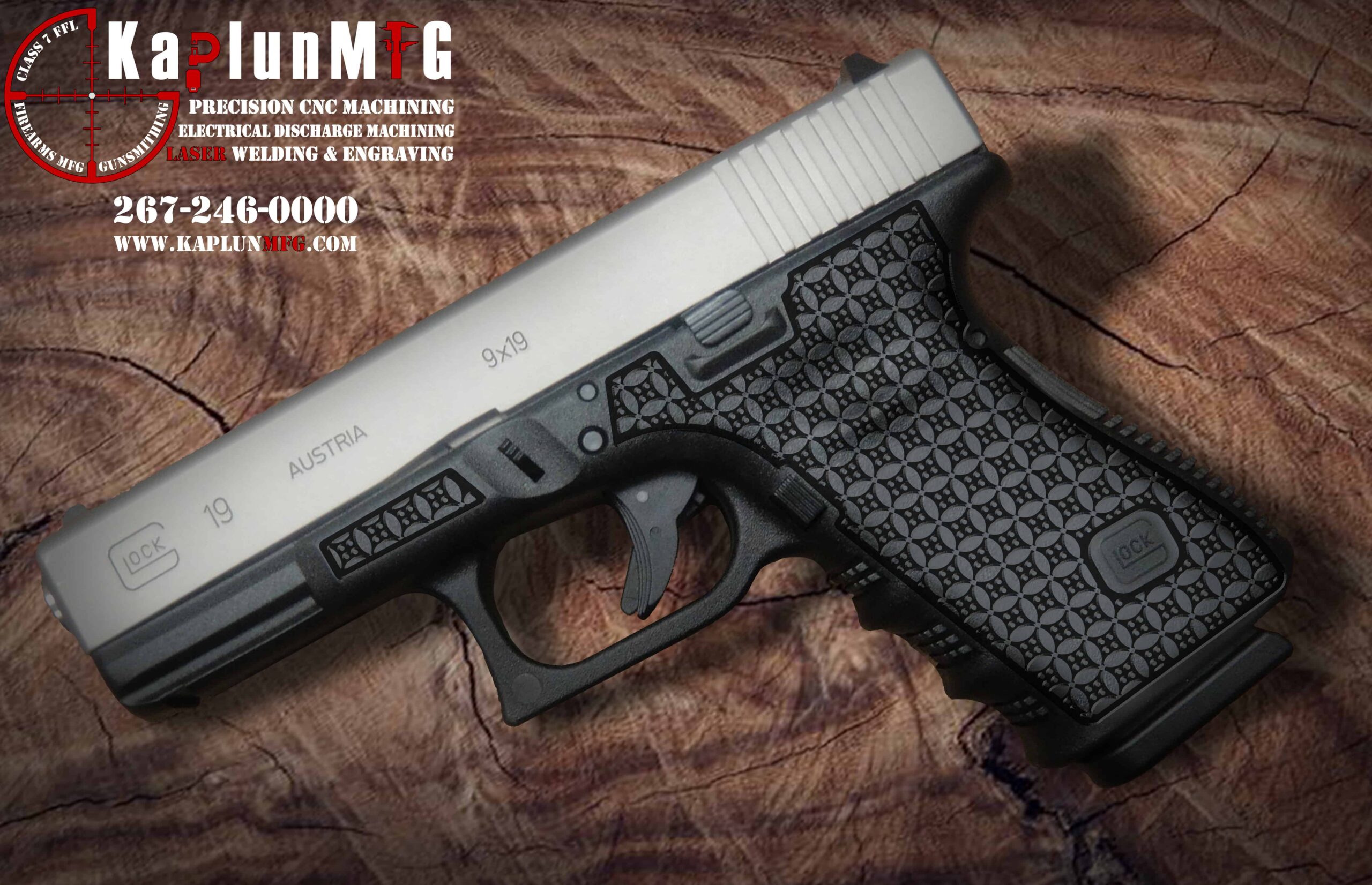 Laser Stippling Laser Stippling- T1 Pattern Laser Stippling Laser Stippling- T1 Pattern glock