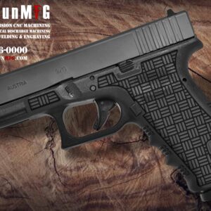 Laser Stippling Laser Stippling Glock 17 Frame T10 Pattern glock