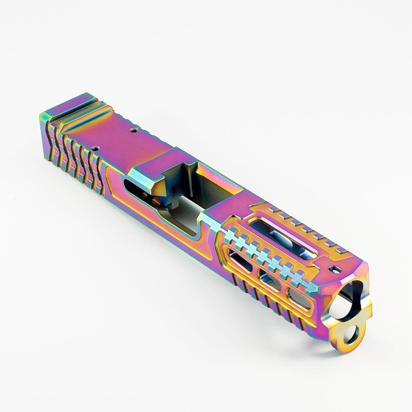 Glock 23 gen 3 slide KF rainbow 2-3